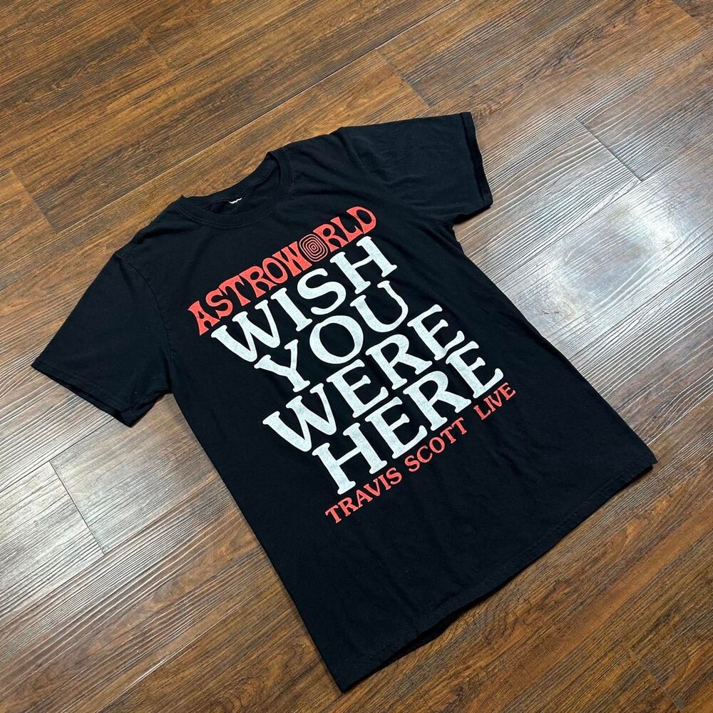 Travis-scott Men's Black T-shirt